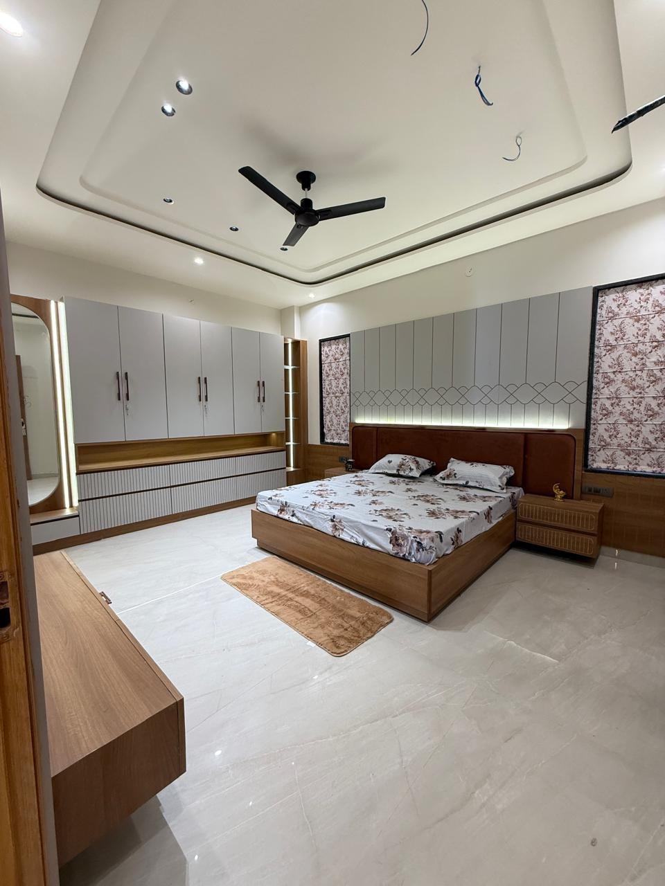 Bedroom with study corner