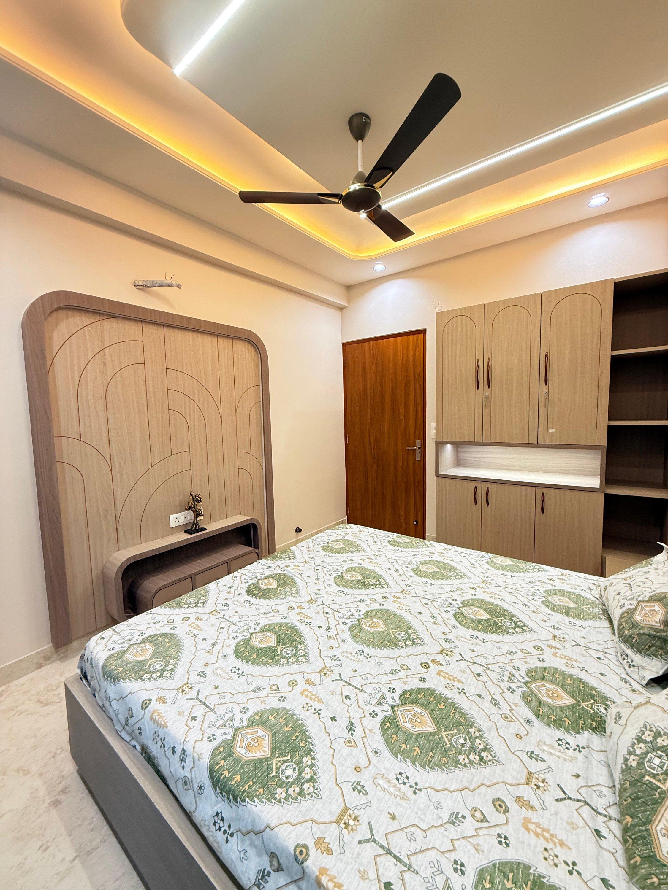 Bedroom with wardrobe
