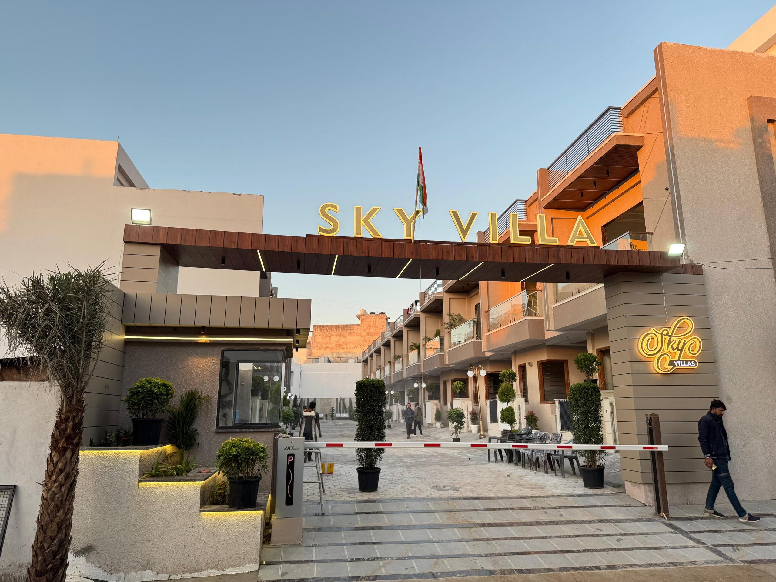 Sky Villa main gate
