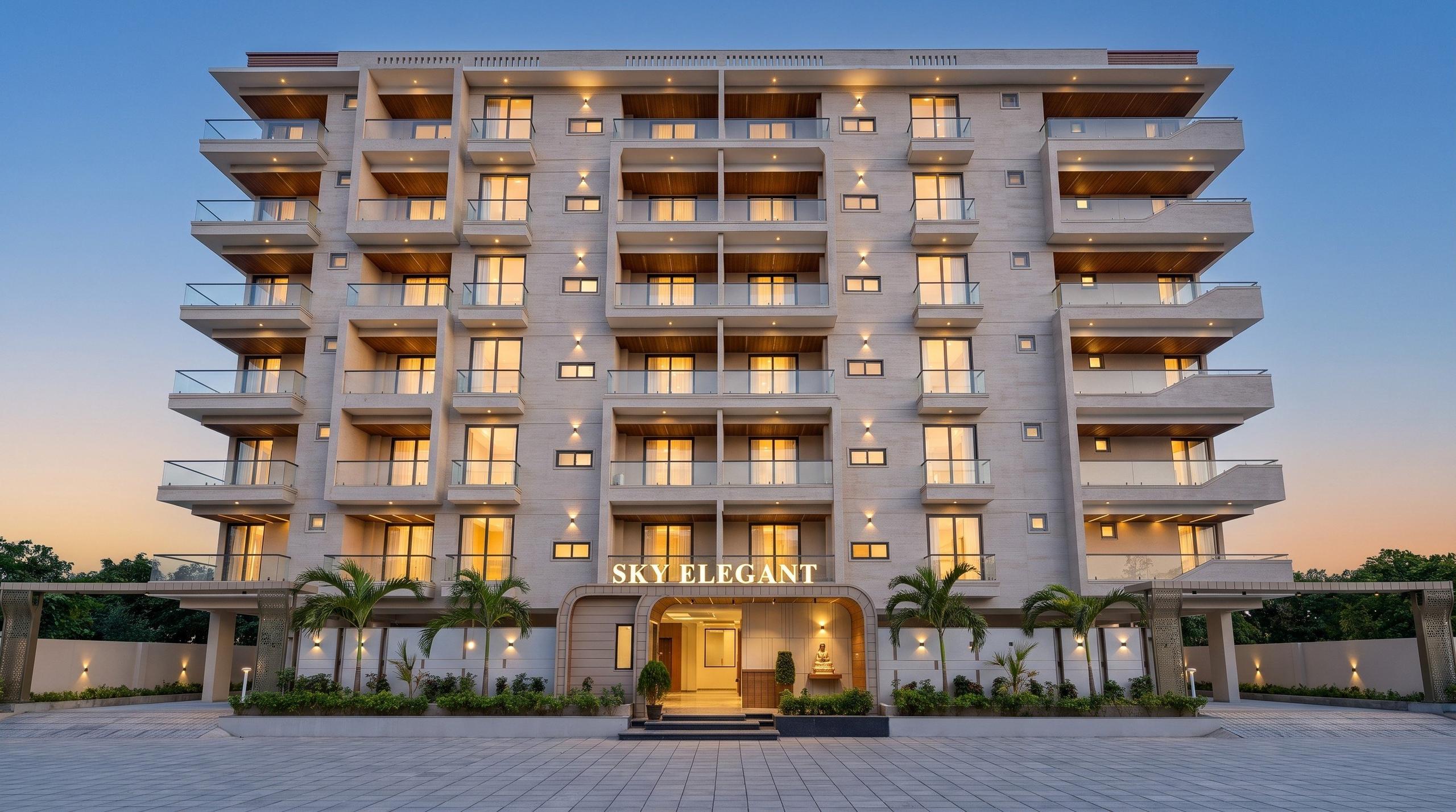 Sky Elegant, Chordia City, Ajmer Road: artist's impression of the building