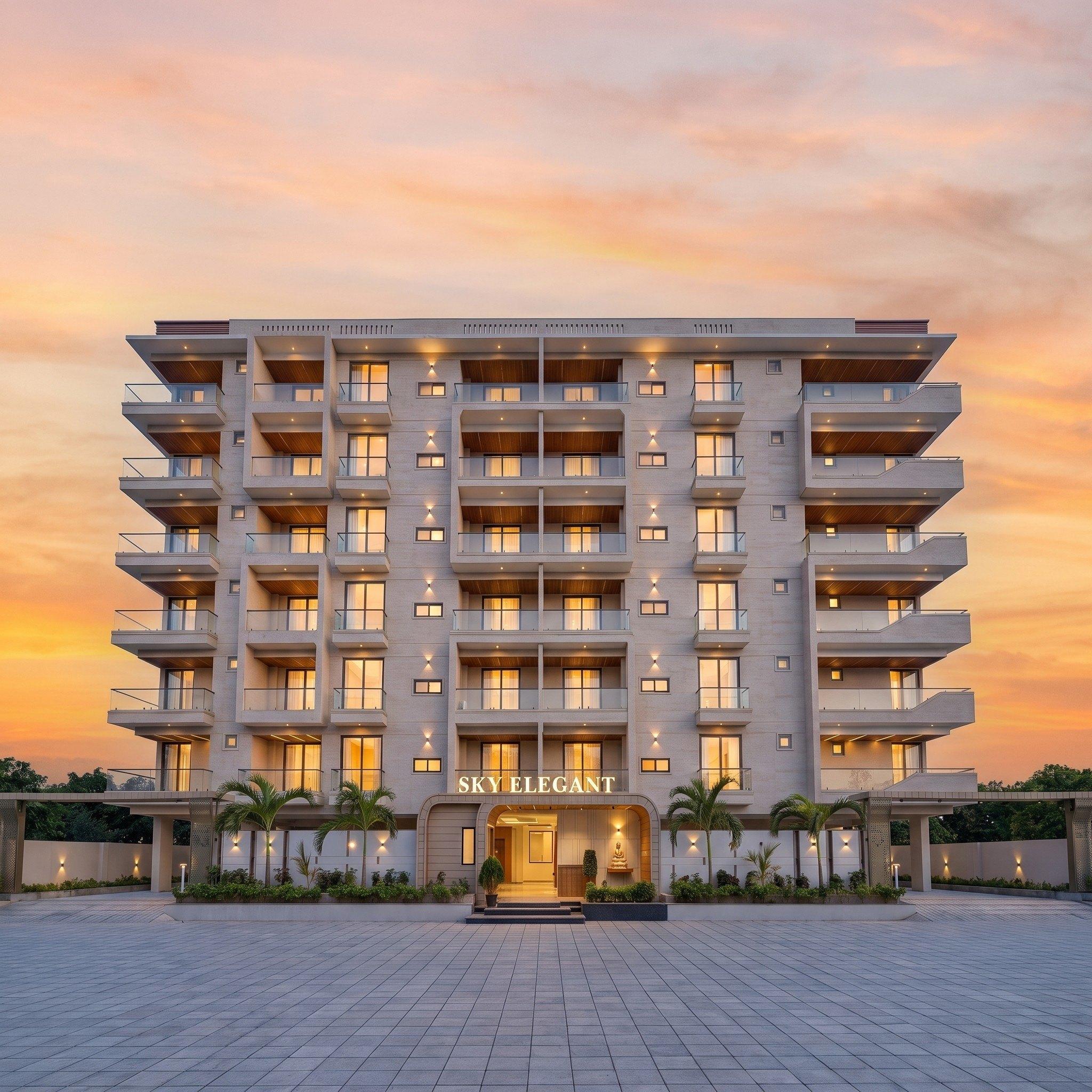 Sky Elegant, Chordia City, Ajmer Road: artist's impression of the building