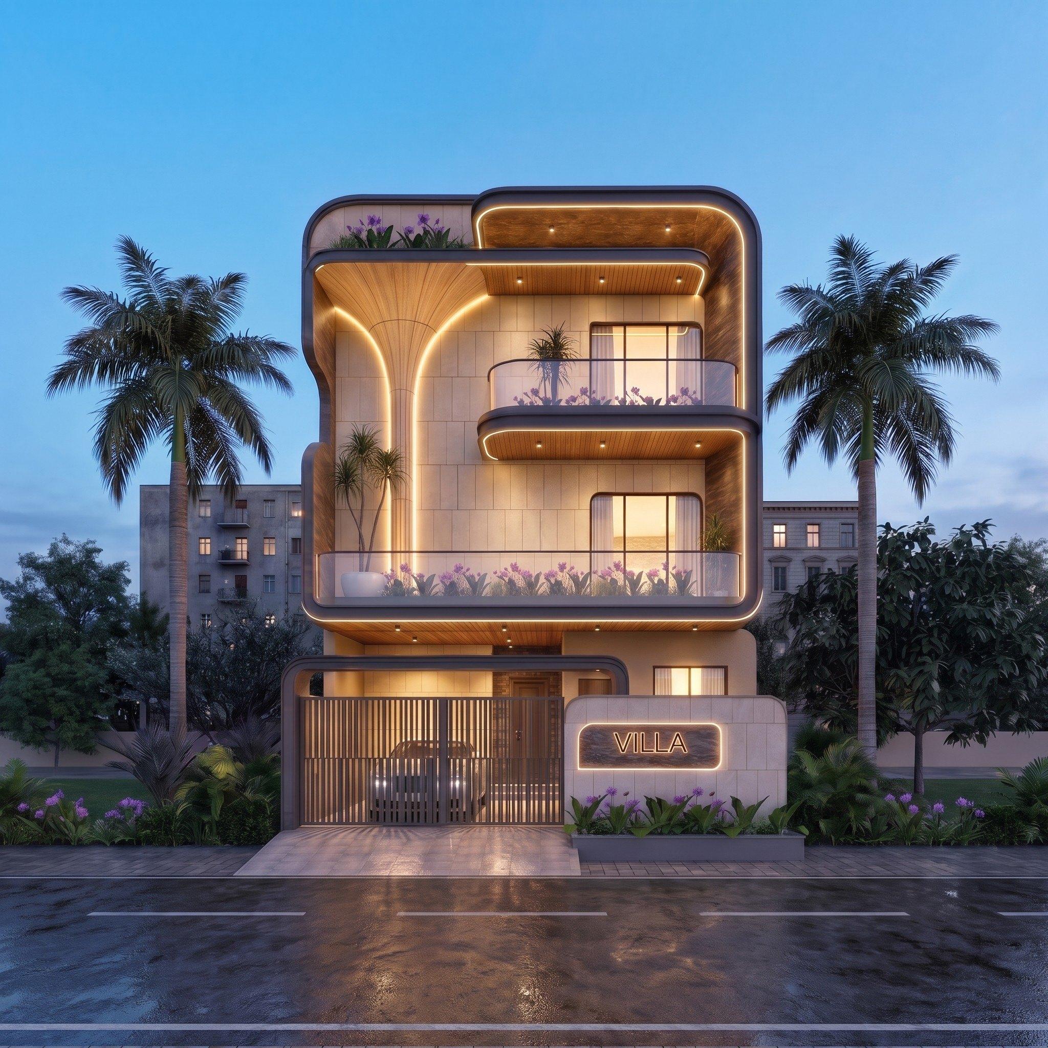 Krishnam Kothi 176, Vardhman Sarovar, Mansarovar Extension: artist's impression of the building